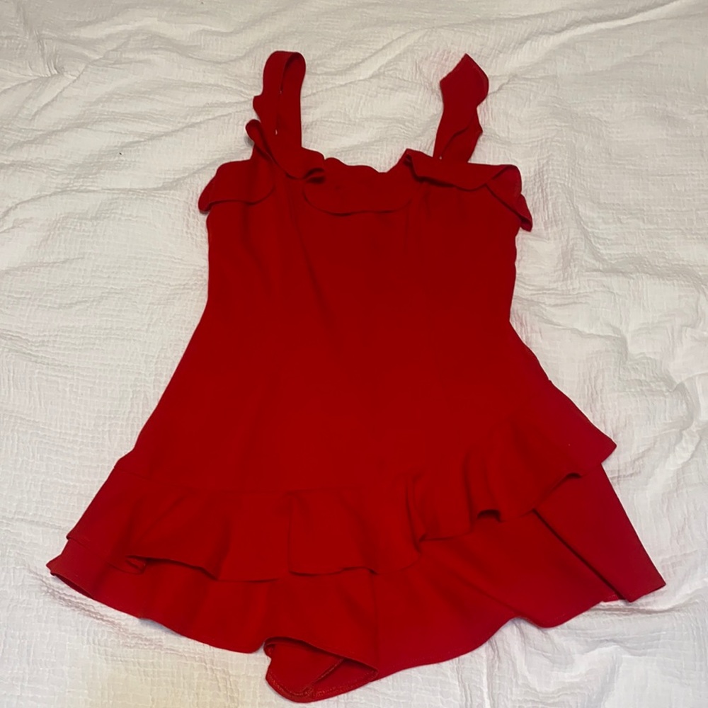 Red mini dress/romper